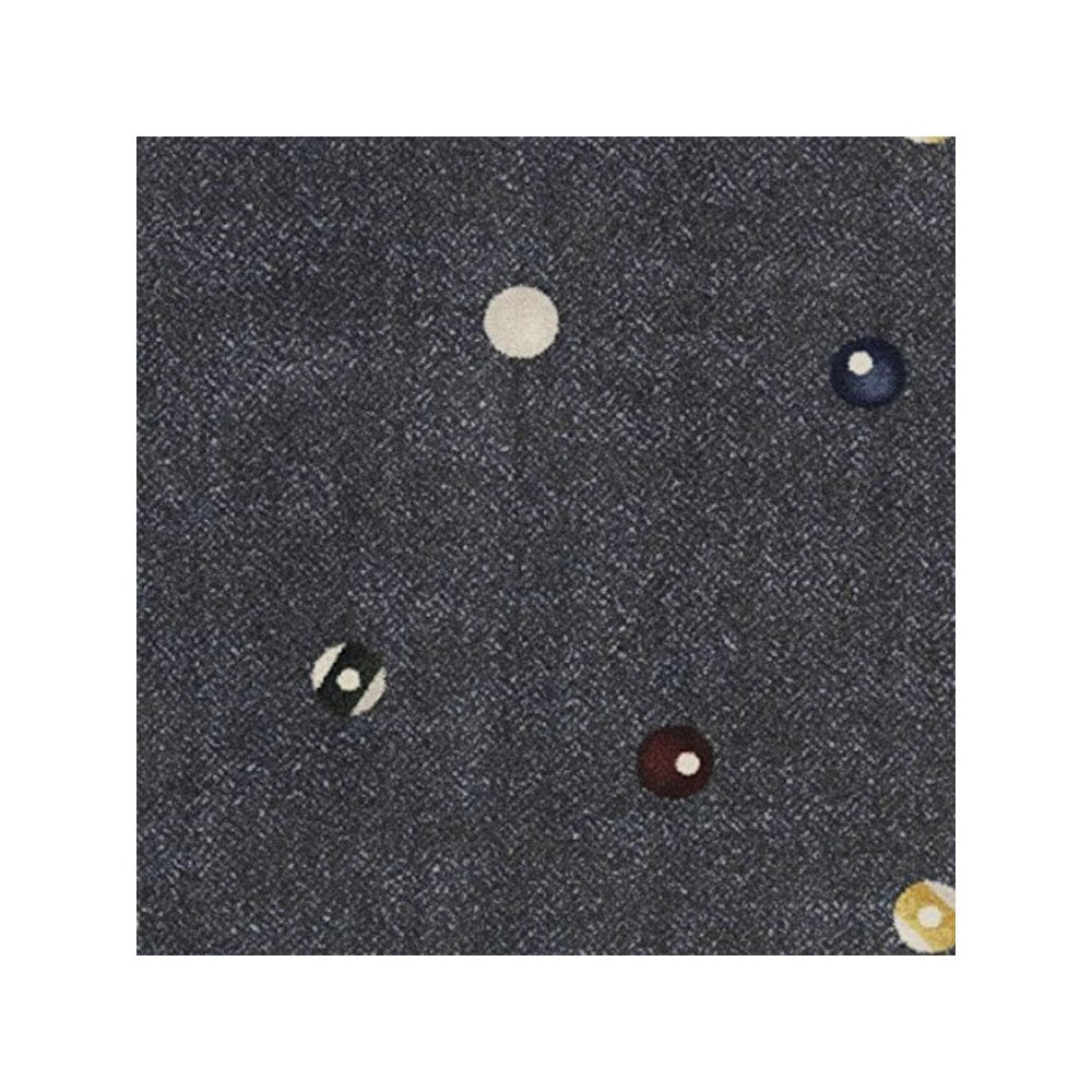 Games People Play Open Table 7'8" x 10'9" Area Rug in Color Charcoal