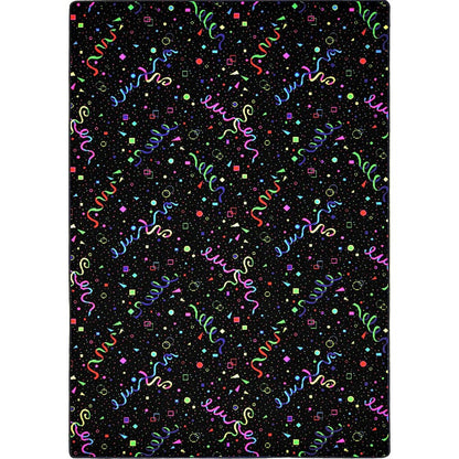 Neon Lights Celebration 12' x 18' Area Rug in Color Fluorescent