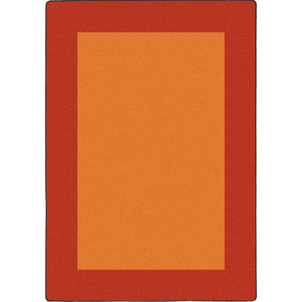 Kid Essentials All Around 5'4" x 7'8" Area Rug in Color Orange