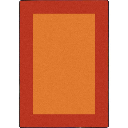 Kid Essentials All Around 5'4" x 7'8" Area Rug in Color Orange