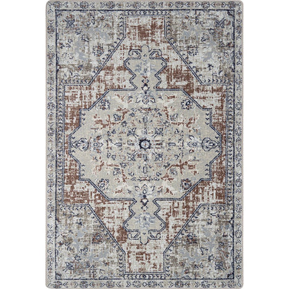 Canyon Tapestry 3'10" x 5'4" Area Rug in Color Terracotta