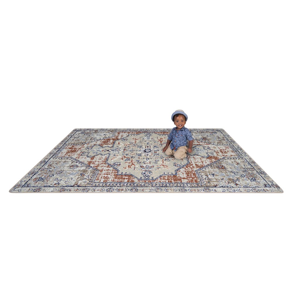 Canyon Tapestry 3'10" x 5'4" Area Rug in Color Terracotta