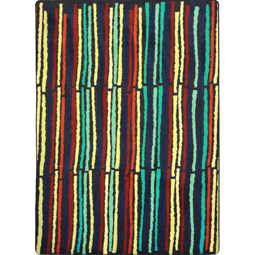 Kid Essentials Cascade 3'10" x 5'4" Area Rug in Color Multi