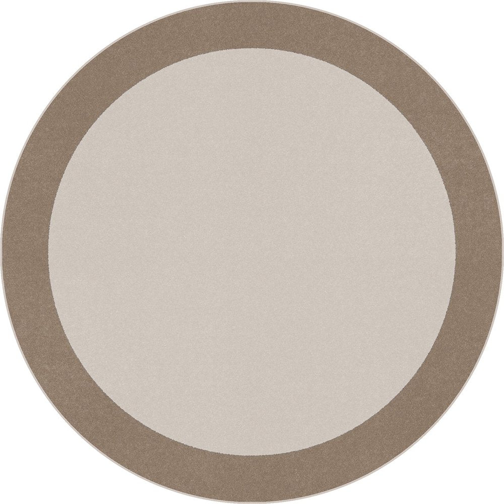 Kid Essentials Easy Going 7'7" Round Area Rug in Color Neutral