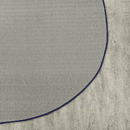Kid Essentials Endurance 6' x 9' Oval Area Rug in Color Royal Blue