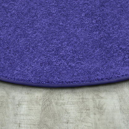 Kid Essentials Endurance 6' x 9' Oval Area Rug in Color Royal Blue