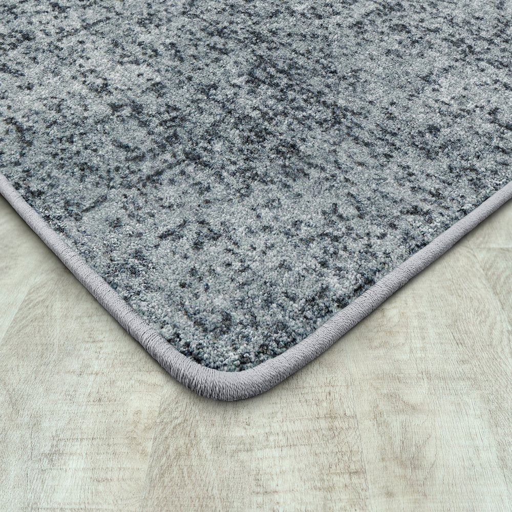 WorkSpace Etched In Stone 3'10" x 5'4" Area Rug in Color Mist