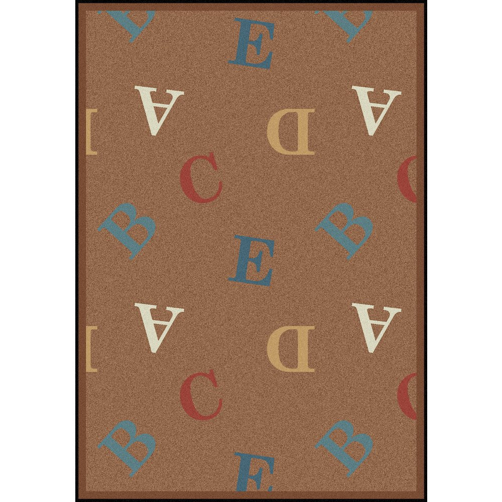 Playful Patterns Love Letters 3'10" x 5'4" Area Rug in Color Antique
