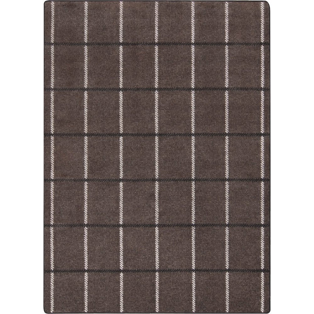Impressions New Haven 3'10" x 5'4" Area Rug in Color Espresso