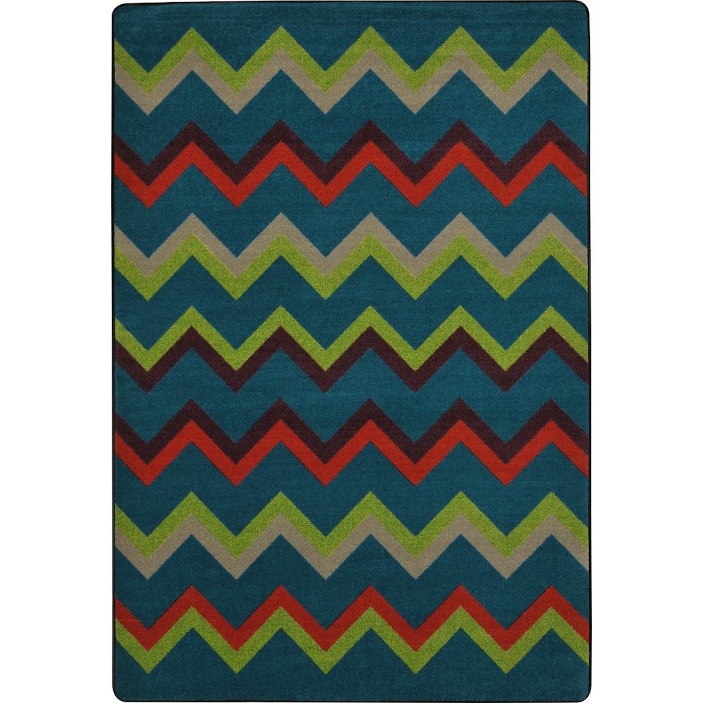 Kid Essentials Sonic 5'4" x 7'8" Area Rug in Color Tropics