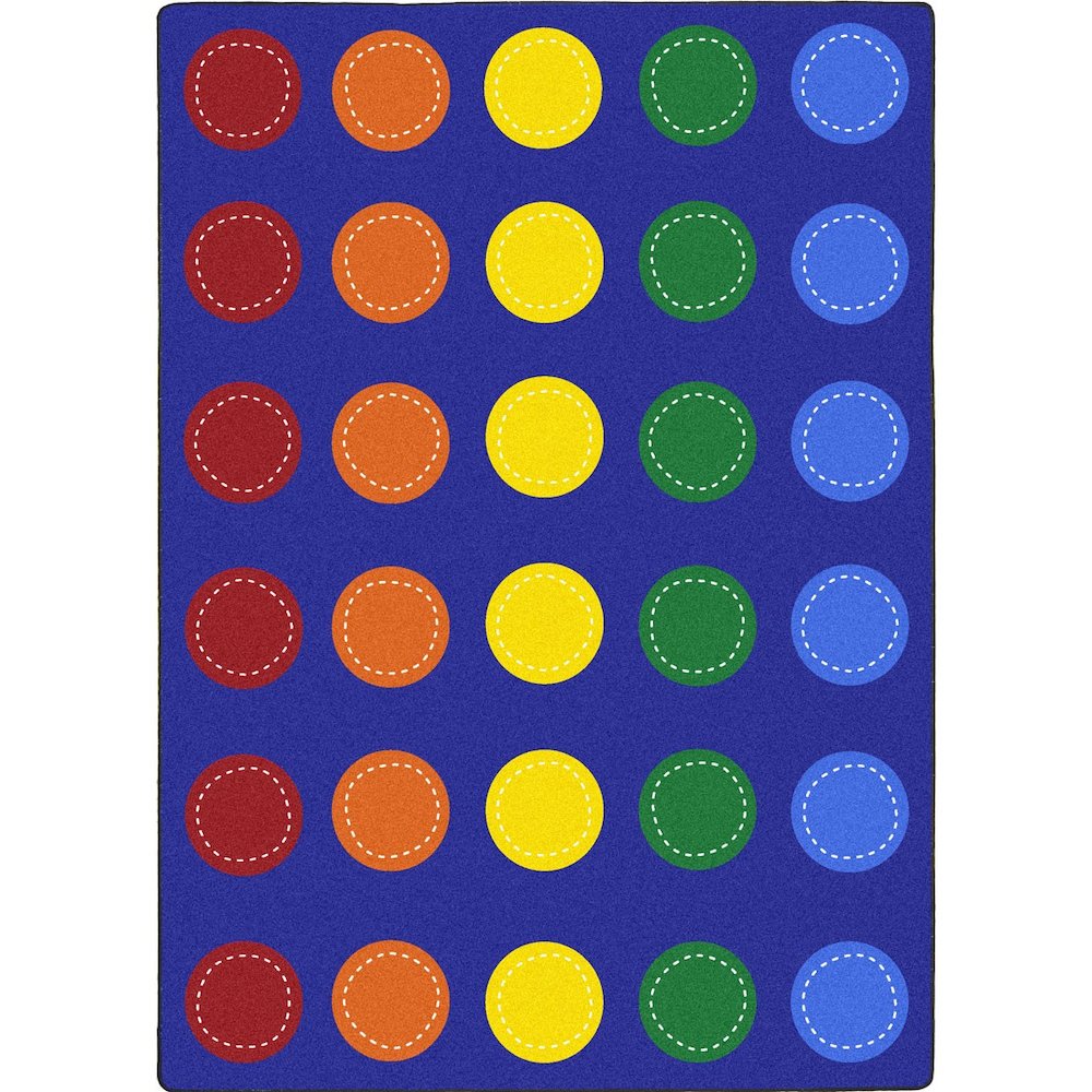Kid Essentials Spaces and Places 7'8" x 10'9" Area Rug in Color Multi
