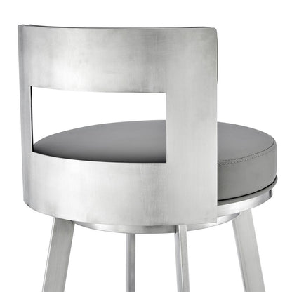 Lynof Swivel Counter Stool