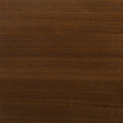Cirque 54" Round Mid-Century Modern Pedestal Walnut Wood Dining Table with Epoxy Black Metal Base
