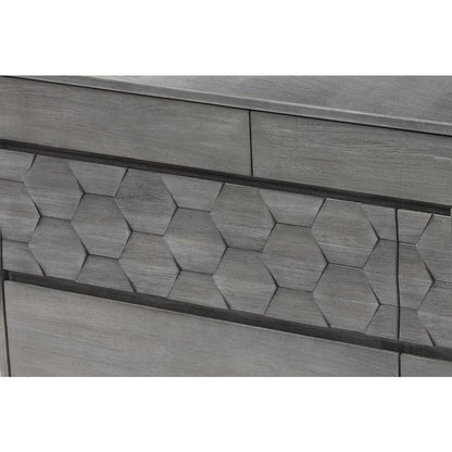 Makena 6 Drawer Dresser in Grey Acacia Wood