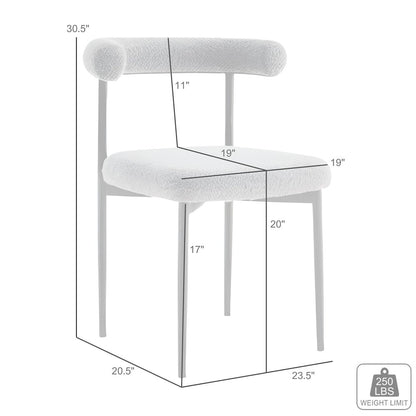 Shannon Dining Chair with Gold Brushed Stainless Steel