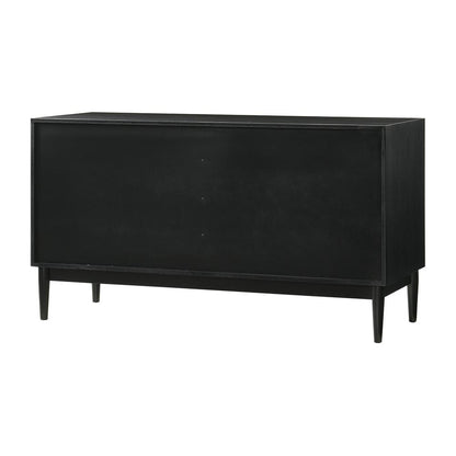 Artemio Queen 4 Piece Wood Bedroom Set in Black Finish