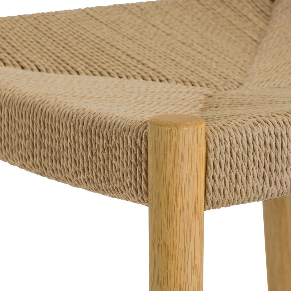 Pasadena Erie 5 Piece Oval Dining Set in Natural Oak Finish