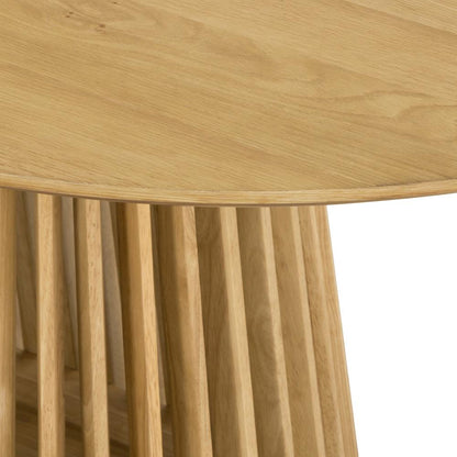 Pasadena Erie 5 Piece Oval Dining Set in Natural Oak Finish
