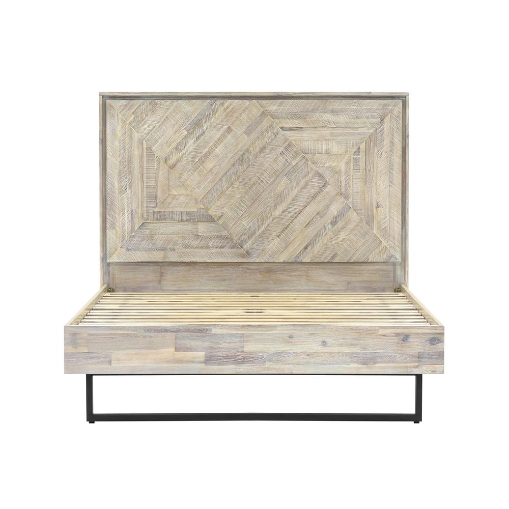 Peridot 3 Piece Queen Bedroom Set in Natural Acacia Wood