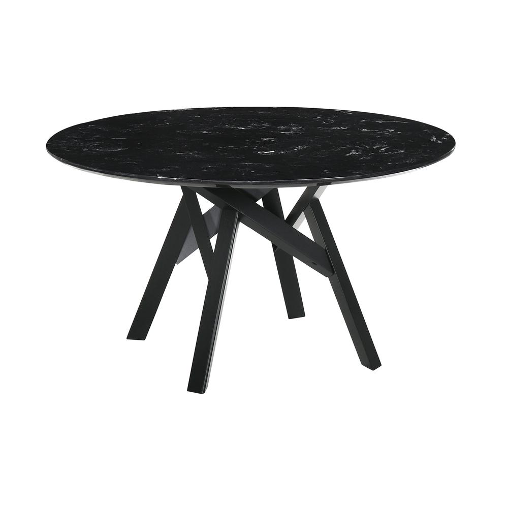 Venus Varde 5 Piece Black Dining Set
