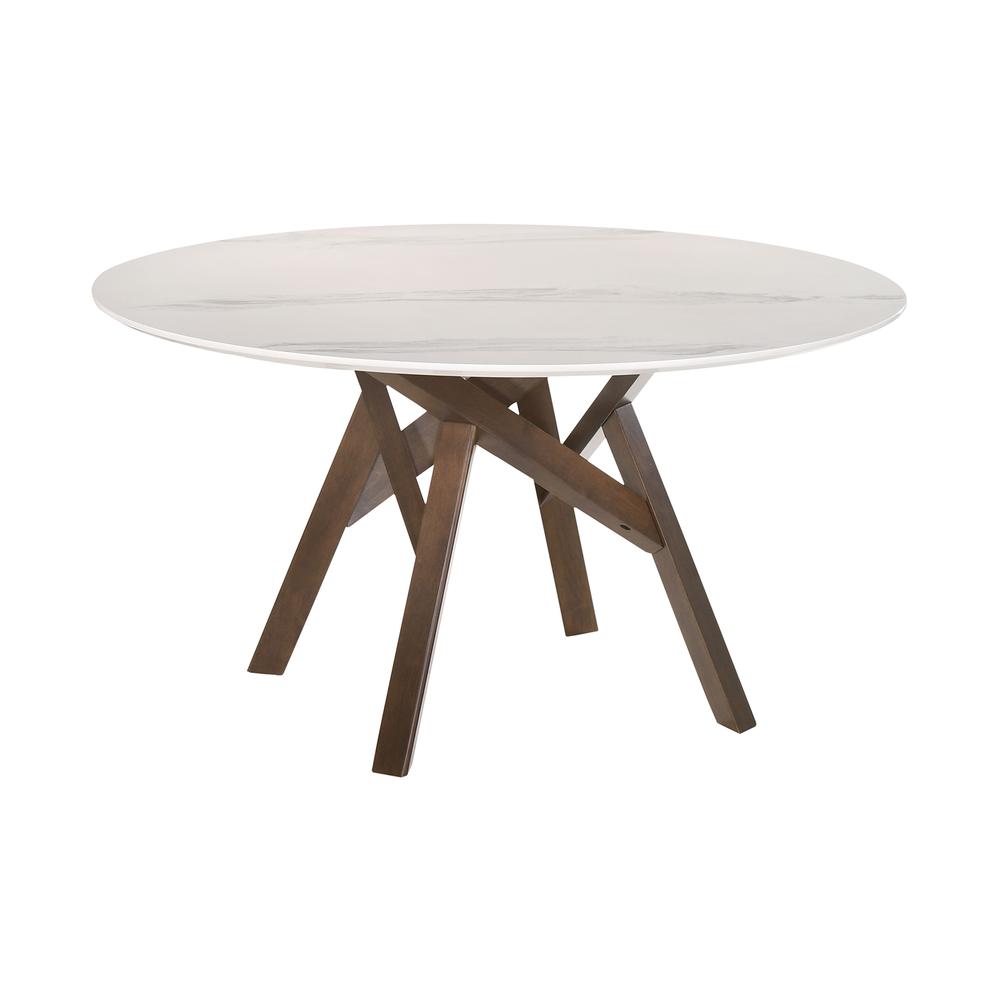 Venus Polly 5 Piece Walnut Dining Set