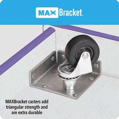 Super-Sized Adjustable Mobile Straight-Shelf