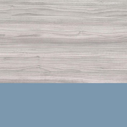 Berries® Horseshoe Activity Table - 60" X 66", E-height - Driftwood Gray/Coastal Blue/Gray