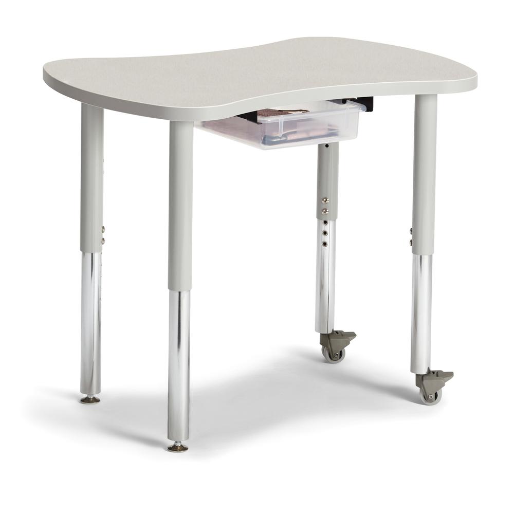 Collaborative Table Mobility Kit (4) - Gray