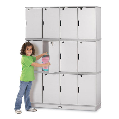 Stacking Lockable Lockers -  Triple Stack