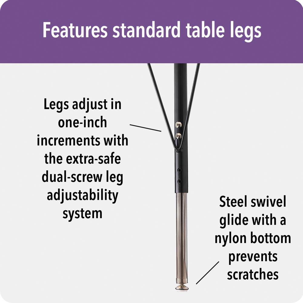 Four Leaf Activity Table, A-height