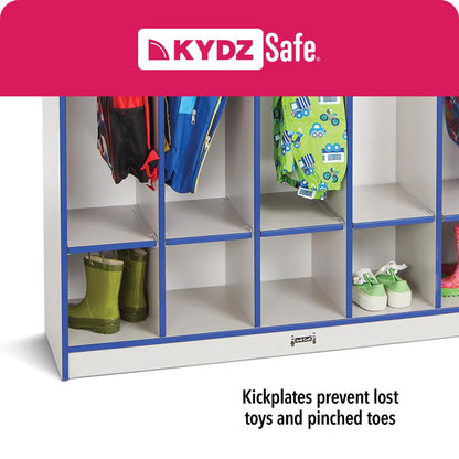 4 Section Coat Locker  - Gray