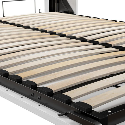 Nebula Full Murphy Bed with Wardrobe (84W)