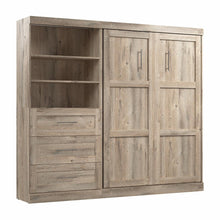 Murphy Unit with Drawers, 95-inch Space-Saving Wall Bed with Storage