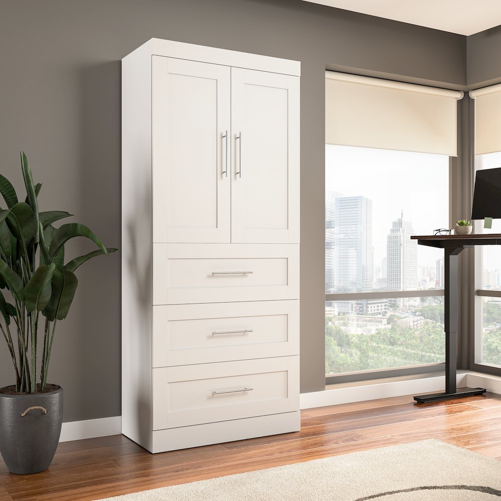 Pur 36W Wardrobe with Drawers