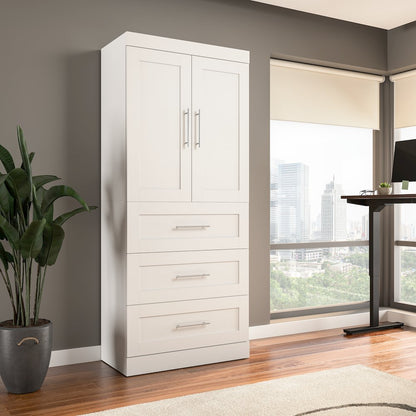 Pur 36W Wardrobe with Drawers
