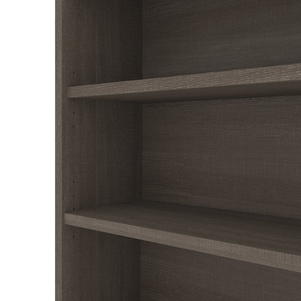 Bestar Universel 36W Bookcase in bark grey