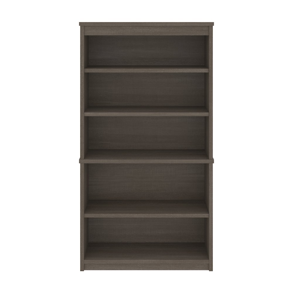 Bestar Universel 36W Bookcase in bark grey