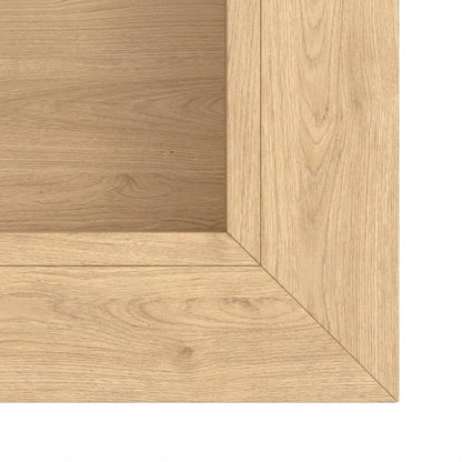 Modern Brown 2-Drawer Computer Desk for Home Office or Study Table