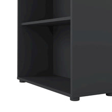 Contemporary Gray 6-Shelf Bookshelf for Bedroom, Office, or Living Room