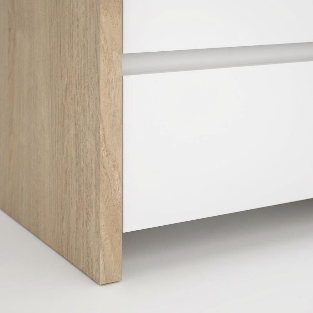 Timeless 17-Inch Tall Nightstand with 2 Drawers in Classic Finish