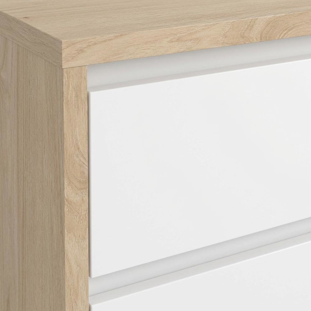 Timeless 17-Inch Tall Nightstand with 2 Drawers in Classic Finish