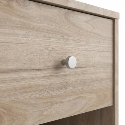 Hickory Nightstand with One Drawer and Timeless Style