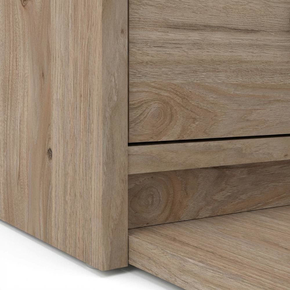 Hickory Nightstand with One Drawer and Timeless Style