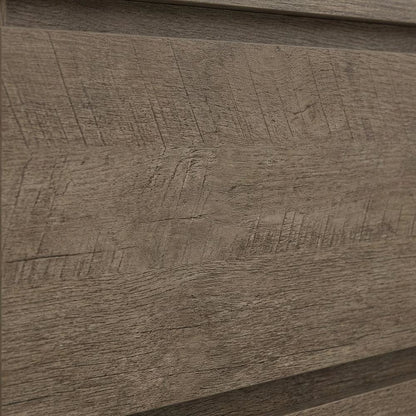 Elegant Truffle Oak Double Dresser with Six Spacious Drawers for Storage