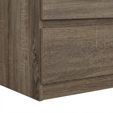 Elegant Truffle Oak Double Dresser with Six Spacious Drawers for Storage
