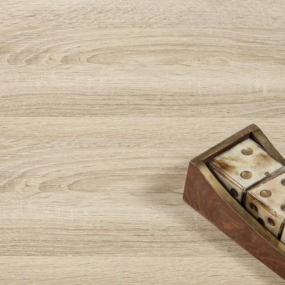 Austin 8 Drawer Double Dresser, Oak Structure/White High Gloss