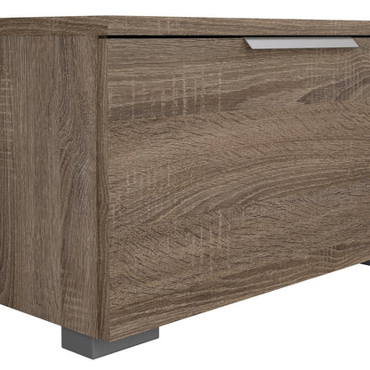 Match 2 Drawer 2 Shelf TV Stand, Truffle Oak