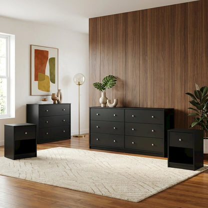 4-Piece Bedroom Set with Timeless Style and Durable Hardware