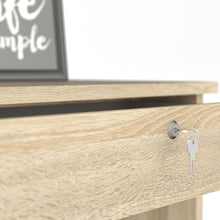 Desk with 5 Drawers, Oak