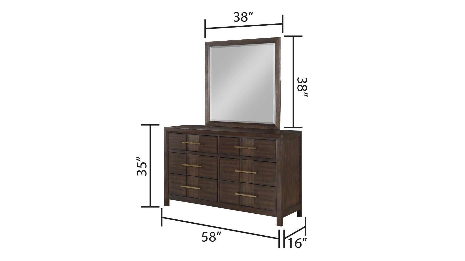 Modern Style King 4PC Storage Bedroom Set Made with Wood, LED Headboard, Bluetooth Speakers & USB Ports - Walnut